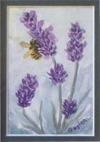 Floral - Lavender Bzzz - Watercolor